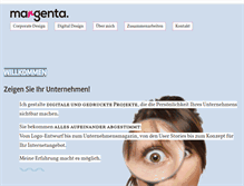 Tablet Screenshot of margenta.at